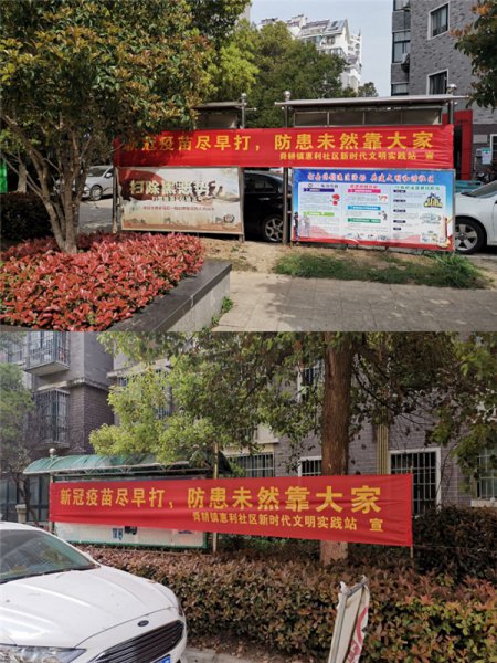 淮南市舜耕鎮惠利社區開(kāi)展新冠疫苗接種宣傳工作