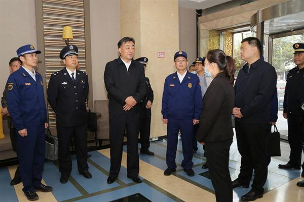 淮南市公安局晁友福副市長(cháng)帶隊開(kāi)展“五一”節前消防安全檢查
