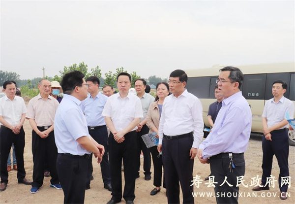 何樹(shù)山到淮南壽縣調研指導防汛工作