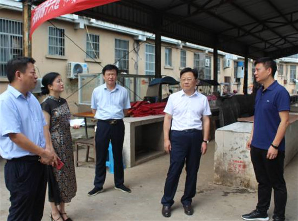 淮南：葛遠群率隊督查文明創(chuàng  )建工作