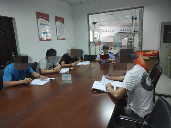 淮南：用《民法典》浸潤特殊人群心靈——大通區司法局洛河司法所組織社區矯正對象學(xué)習《民法典》