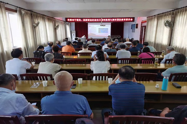 淮南市鳳臺縣：抗日戰爭勝利76周年國防教育報告會(huì )舉辦