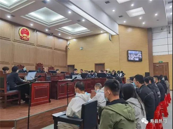 淮南壽縣網(wǎng)絡(luò )賭場(chǎng)盈利上千萬(wàn)元，23人在壽縣法院受審！