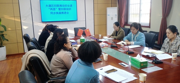 淮南市大通區婦聯(lián)推動(dòng)婦女進(jìn)“兩委”暨婦聯(lián)組織同步換屆推進(jìn)會(huì )