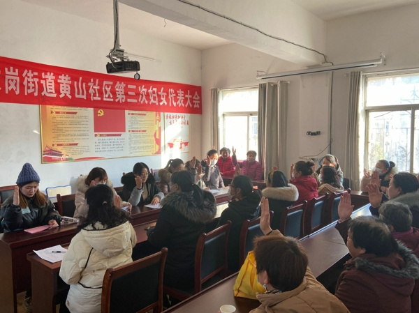淮南市八公山區畢家崗街道率先完成社區婦聯(lián)換屆工作