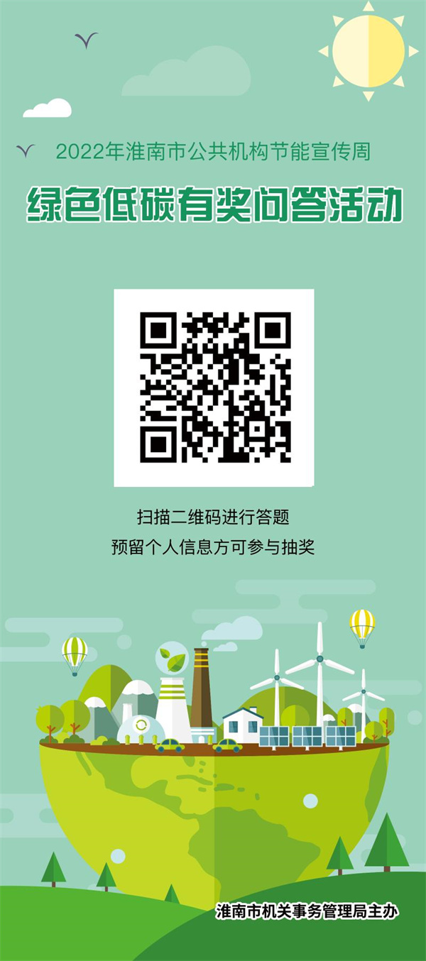 淮南市公共機構綠色低碳有獎問(wèn)答活動(dòng)