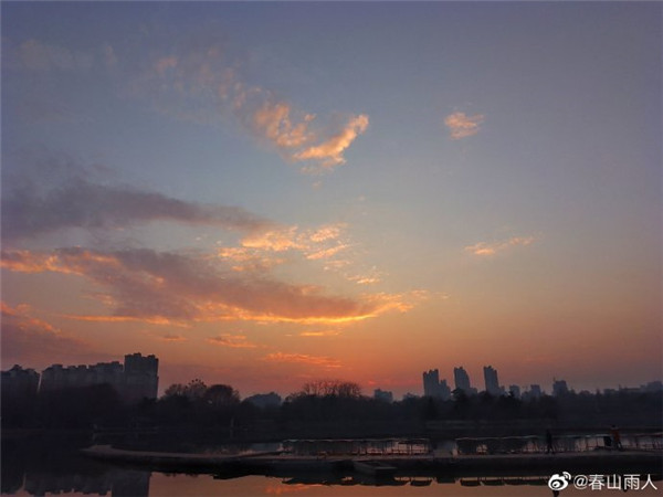 【圖說(shuō)淮南】——公園超美的落日