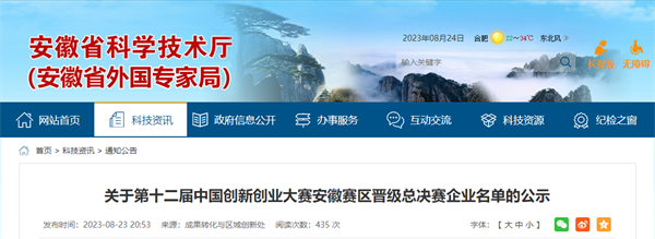 速看！淮南這兩家企業(yè)擬晉級安徽總決賽！