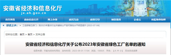 名單公布！淮南5家企業(yè)上榜