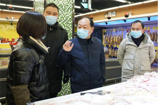 淮南壽縣縣委常委、壽春鎮黨委書(shū)記牛斌調研冷鏈食品疫情防控工作
