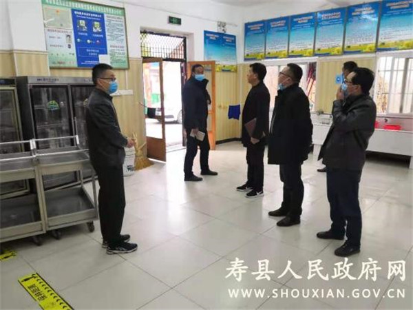 淮南壽縣瓦埠鎮開(kāi)展校園疫情防控和安全管理工作督查