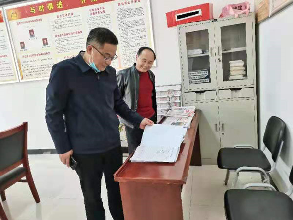 淮南市鳳臺縣領(lǐng)導深入顧橋鎮檢查人大工作