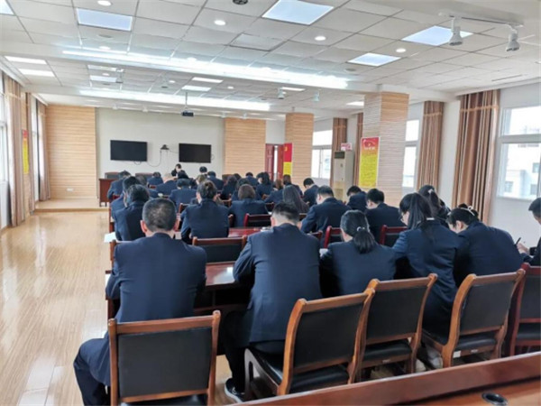 淮南市大通區廉政教育課為檢察干警構筑自律防線(xiàn)