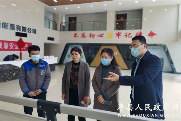 淮南市壽縣孫奇志到窯口鎮調研工作