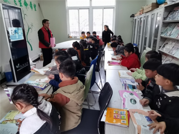 淮南國慶街道金豪社區開(kāi)展未成年人閱讀日活動(dòng)