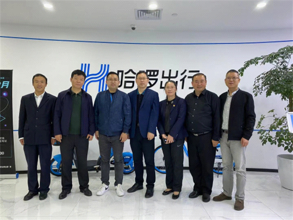 淮南市數據資源管理局黨組書(shū)記、局長(cháng)韓昆、市公共資源交易監督管理局黨組書(shū)記、局長(cháng)黃濤一行赴上海市壽縣商會(huì )、哈啰出行總部、墨刻景觀(guān)考察招商